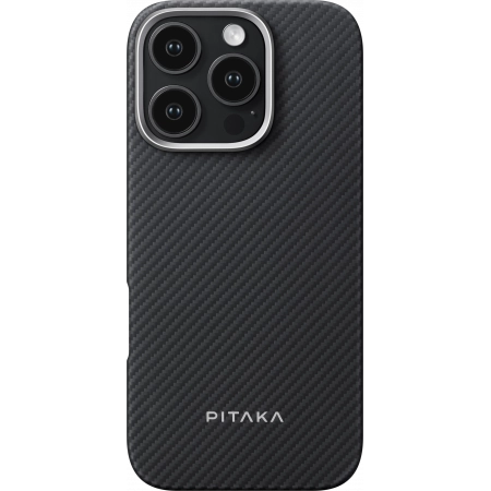 Чехол для iPhone 16 Pro Pitaka Ultra Slim Case - Black 250_100_534635