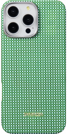 Чехол для iPhone 16 Pro Pitaka Ultra Slim Case - Forest Green 250_100_770115