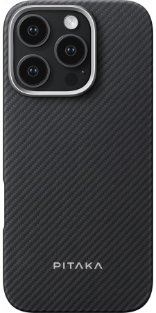 Чехол для iPhone 16 Pro Pitaka Ultra Slim Case - Black 250_100_770112