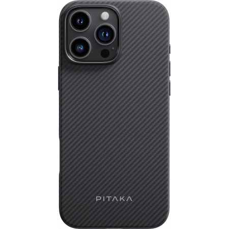 Чехол Pitaka для iPhone 16 Pro Max Military-Grade - Black 250_100_533296