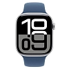 Часы Apple Watch Series 10 42mm Silver Aluminium Case GPS Sport Band Denim S/M 100_100_639845