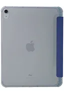 Прозрачный чехол-книжка для iPad 10 с тройным загибом Синий 500_191_121614