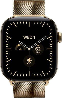 Часы Apple Watch Series 12 46mm Titanium Case Radiant Gold Milanese Loop S/M 400_400_851952