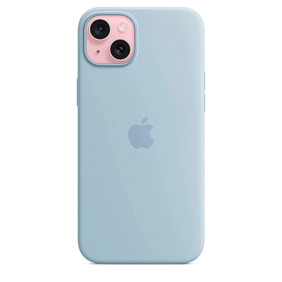 Чехол Apple iPhone 15 Plus Silicone Case with MagSafe -  Light Blue 400_400_641507