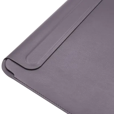 Кожаный чехол для MacBook Pro 16.2 WIWU Skin Pro 2 Gray 400_400_131619