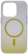 Чехол для iPhone 13 Pro Max с MagSafe матовый градиент Желтый 500_191_533458