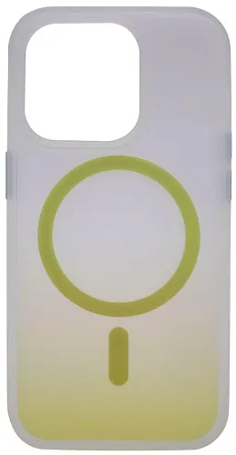 Чехол для iPhone 13 Pro Max с MagSafe матовый градиент Желтый 250_100_533458
