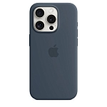Чехол Apple iPhone 15 Pro Silicone Case with MagSafe -  Storm Blue 250_100_578190