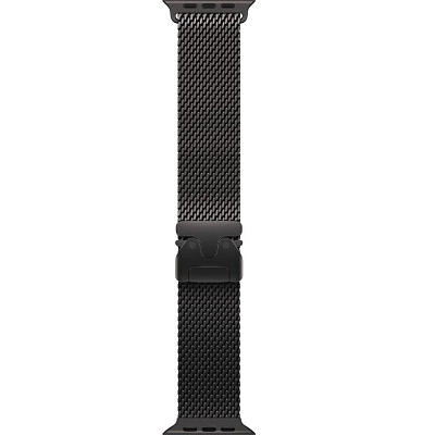 Часы Apple Watch Ultra 2 49mm Black Titanium Case GPS+Cellular Titanium Milanese Loop Black L 400_400_640663