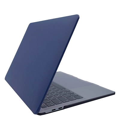 Кожаный чехол DDC PU Skin на MacBook Pro 13.3 Синий 400_400_131447