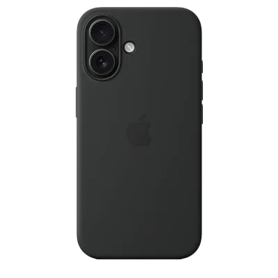 Чехол для iPhone 16 Silicone Case with MagSafe - Black 400_400_534749