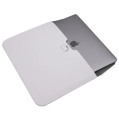 Кожаная сумка-чехол DDC Sleeve with Stand на MacBook 13/14.2 Белый 400_400_131659