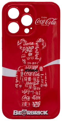 Чехол для iPhone 13 Pro мишка Coca Cola Красный 400_400_533474