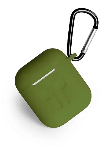 Чехол для AirPods 2 Gurdini Soft Touch - Хаки 250_100_551239