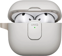 Чехол для AirPods 4 Uniq Clyde - Mist Grey/Khaki 500_191_623820
