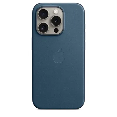 Чехол Apple iPhone 15 Pro Max FineWoven Case with MagSafe - Pacific Blue 400_400_137952