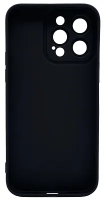 Силиконовый чехол для iPhone 13 Pro Max с 3D мишкой Черный 400_400_137712