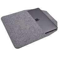 Сумка-чехол на MacBook 13-14.2 DDC Felt Bag (серый) 500_191_131249