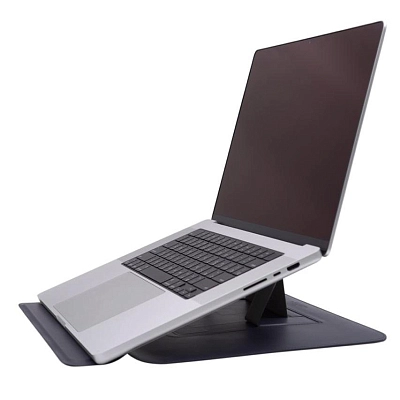 Чехол для MacBook 16.2 WiWU Skin Pro Slim Stand Sleeve с подставкой Blue 400_400_642295