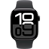 Часы Apple Watch Series 10 46mm Jet Black Aluminium Case GPS Sport Band Black M/L 100_100_639876