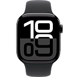 Часы Apple Watch Series 10 42mm Jet Black Aluminium Case GPS Sport Band Black S/M 250_100_639806