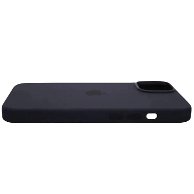Силиконовый чехол для iPhone 14 Черный 400_400_532664