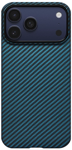Чехол для iPhone 17 Pro Max Pitaka Edge PitaTap Ultra Slim Case - Black/Blue 250_100_770249