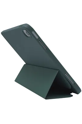 Чехол-книжка для iPad Air 4/5 10.9 3 загиба без рамки Темно-зеленый 400_400_125553