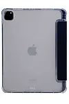 Прозрачный чехол-книжка для iPad Pro 12.9 с тройным загибом Темно-синий 250_100_121740