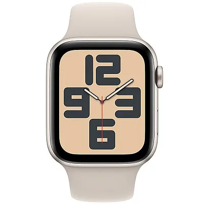Часы Apple Watch Series SE 2023 44mm Aluminium Case GPS Sport Band Starlight M/L 400_400_117852