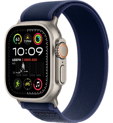 Часы Apple Watch Ultra 2 49mm Titanium Case GPS+Cellular Trail Loop Blue M/L 400_400_549469