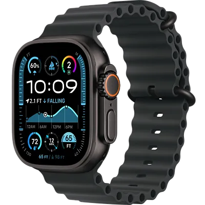 Часы Apple Watch Ultra 2 49mm Black Titanium Case GPS+Cellular Ocean Band Black 400_400_191300