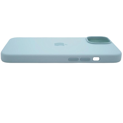 Силиконовый чехол для iPhone 14 Голубой 400_400_532609