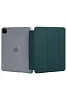 Прозрачный чехол-книжка для iPad Pro 12.9 с тройным загибом Темно-зеленый 100_100_121736