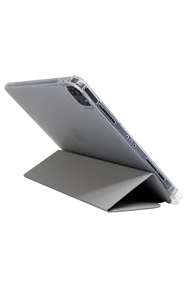 Прозрачный чехол-книжка для iPad Pro 11 с тройным загибом Серый 400_400_121688