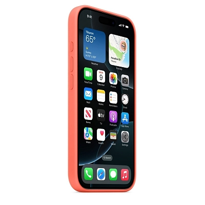 Чехол для iPhone 16 Pro Silicone Case with MagSafe - Tangerine 400_400_534730