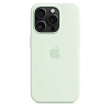 Чехол Apple iPhone 15 Pro Max Silicone Case with MagSafe - Soft Mint 100_100_641688