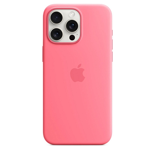 Чехол для iPhone 15 Pro Max Silicone Case with MagSafe - Pink 250_100_578312