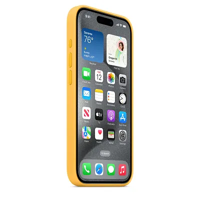 Чехол Apple iPhone 15 Pro Max Silicone Case with MagSafe -  Sunshine 400_400_138087
