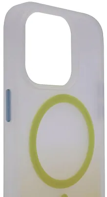 Чехол для iPhone 14 Pro Max с MagSafe матовый градиент Желтый 400_400_533993