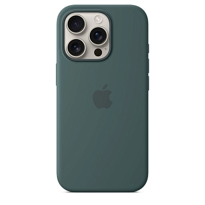 Чехол для iPhone 16 Pro Silicone Case with MagSafe - Lake Green 400_400_534691