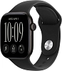 Часы Apple Watch Series 12 46mm Aluminium Case GPS Black Sport Band Black M/L 100_100_851740