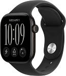 Часы Apple Watch Series 12 46mm Aluminium Case GPS Black Sport Band Black M/L 250_100_851740