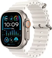 Часы Apple Watch Ultra 2 49mm Titanium Case GPS+Cellular Ocean Band White 500_191_111193