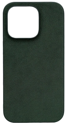 Чехол алькантара для iPhone 14 Pro Max Зеленый 400_400_533327