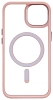 Чехол прозрачный с цветным бортиком MagSafe iPhone 14 Pro Розовый 100_100_642418