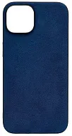 Чехол алькантара для iPhone 14 Синий 500_191_533366