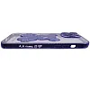 Чехол для iPhone 13 Pro прозрачный с 3D мишкой Синий 100_100_132382