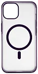 Чехол для iPhone 14 Wlons с MagSafe прозрачный матовый с рамкой Фиолетовый 250_100_534169