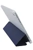Прозрачный чехол-книжка для iPad 10 с тройным загибом Темно-синий 100_100_121623